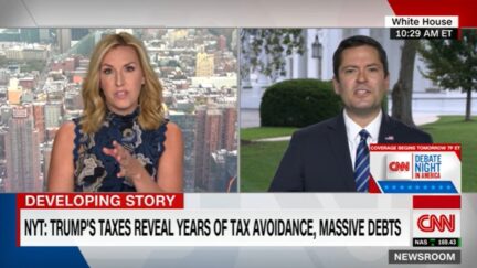 CNN's poppy harlow argues with a lying man