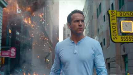 Ryan Reynolds in the Free Guy trailer