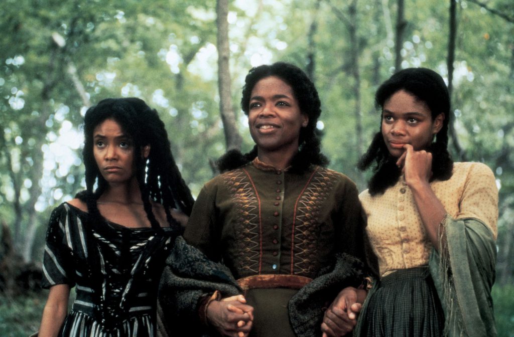 Still from the 1998 Film Beloved Starring Oprah Winfrey, Thandie Newton, and Kimberly Elise