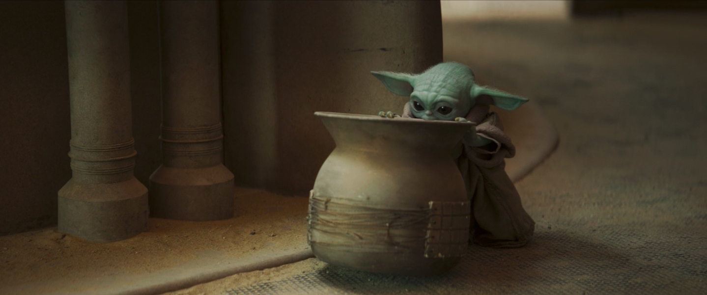 baby yoda in the mandalorian