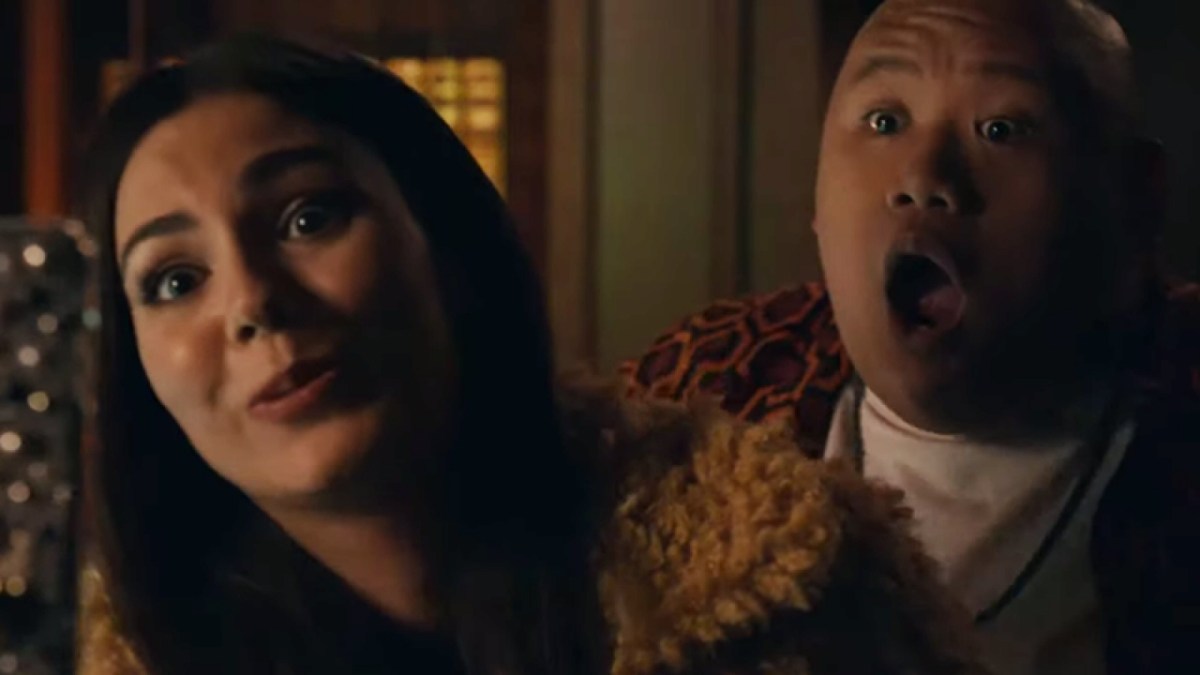 Jacob Batalon and Victoria Justice in 50 States of Fright