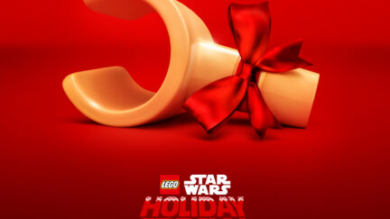 the star wars holiday special lego poster