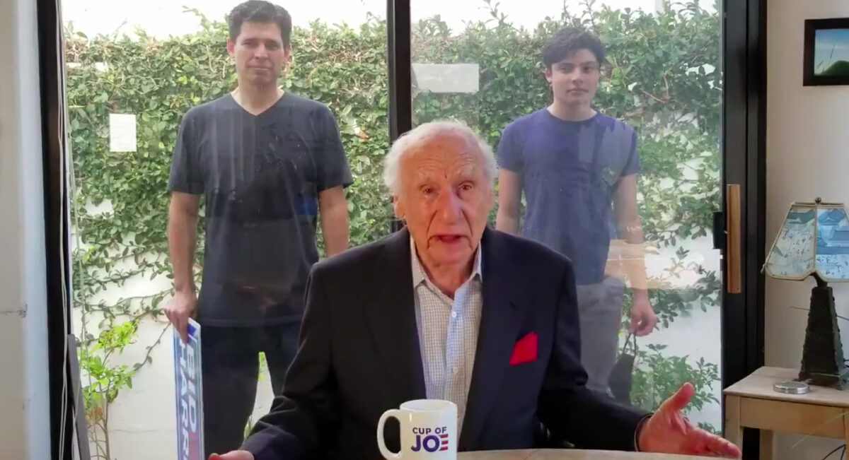 Mel Brooks endorses Joe Biden