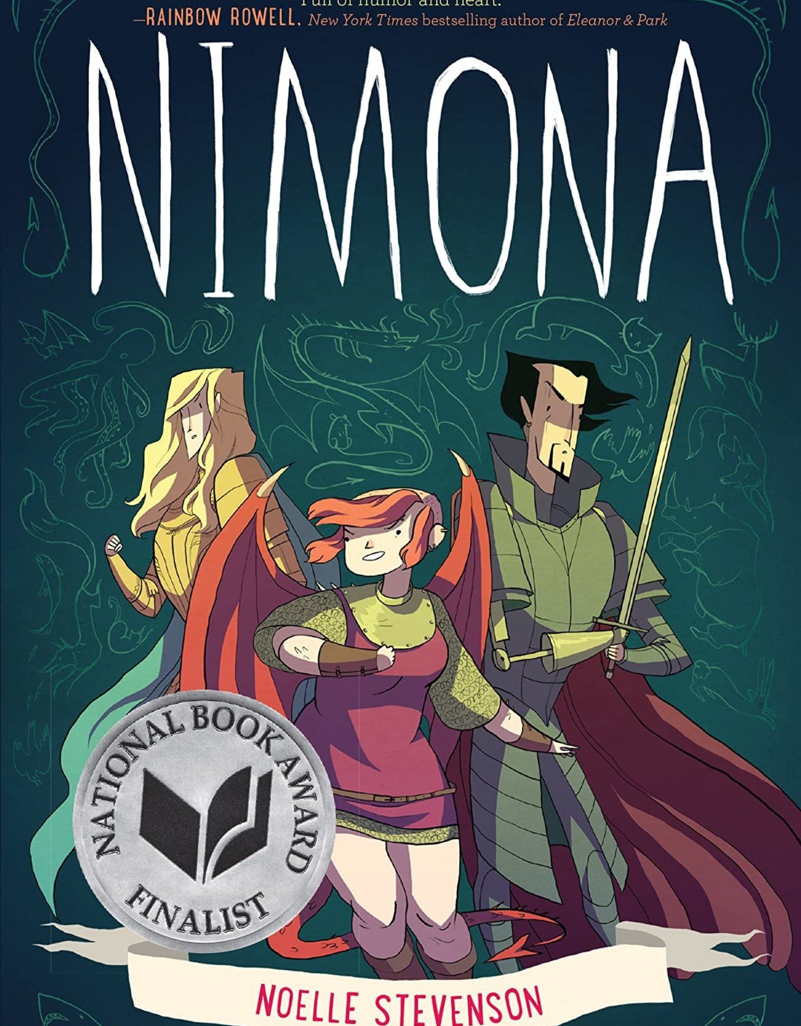 Book Cover for Nimona by Noelle Stevenson