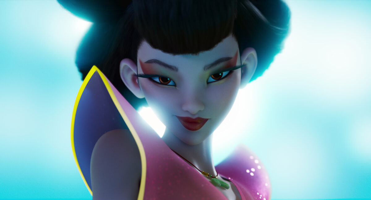 OVER THE MOON - (Pictured) "Chang'e" (Voiced by Phillipa Soo). Cr. NETFLIX © 2020