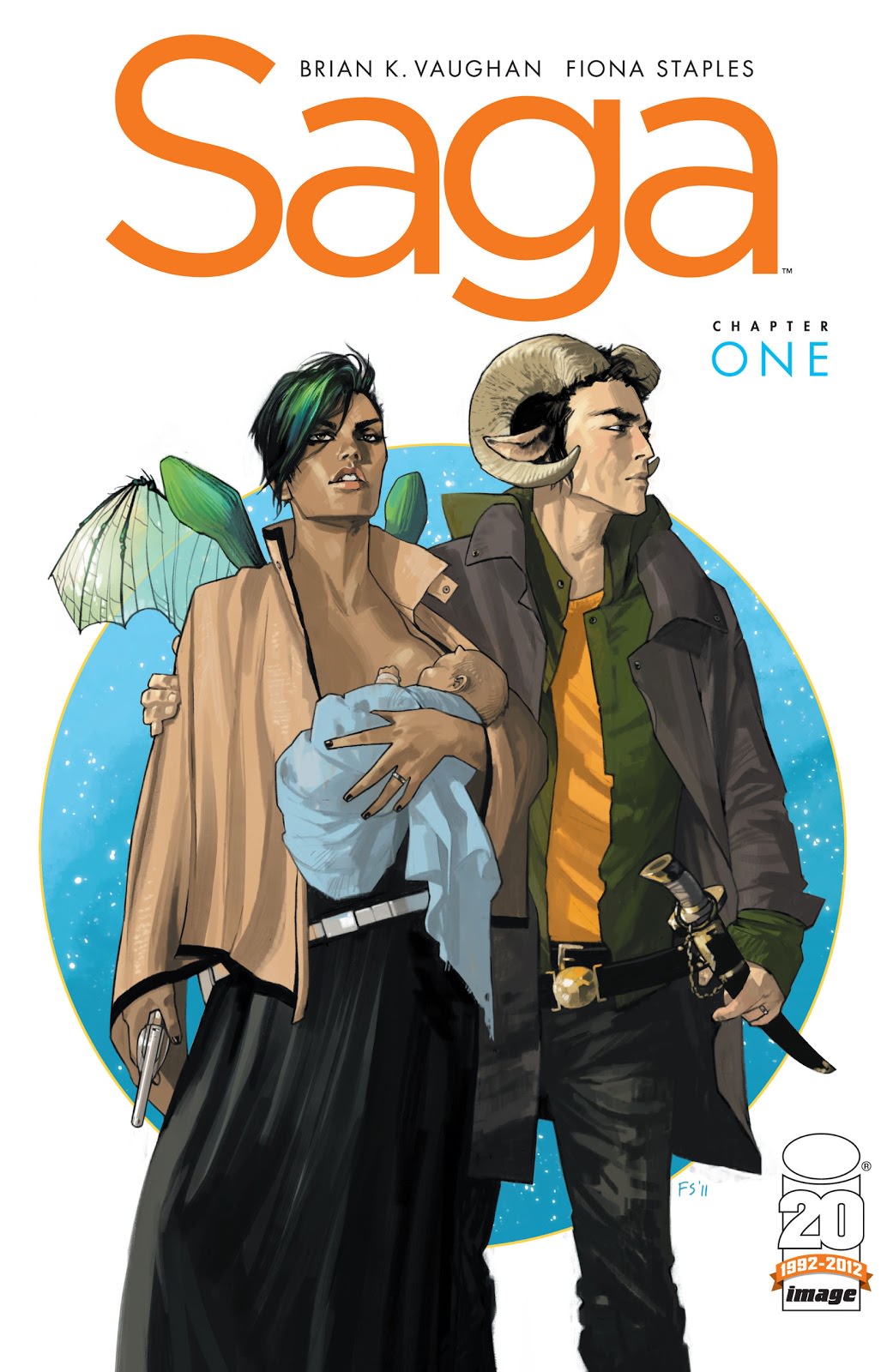 Cover for Saga by Brian K. Vaughan and Fiona Staples