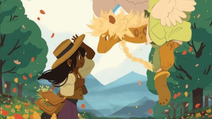 Artwork from The Tea Dragon Society