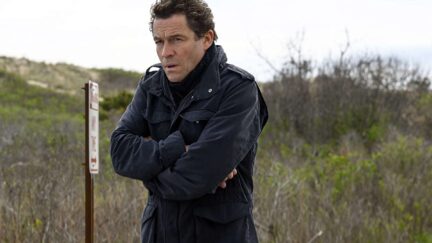 Dominic West out in the cold in the affair
