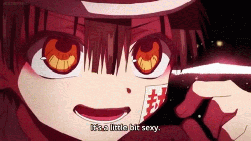 hanako kun it's little bit sexy gif