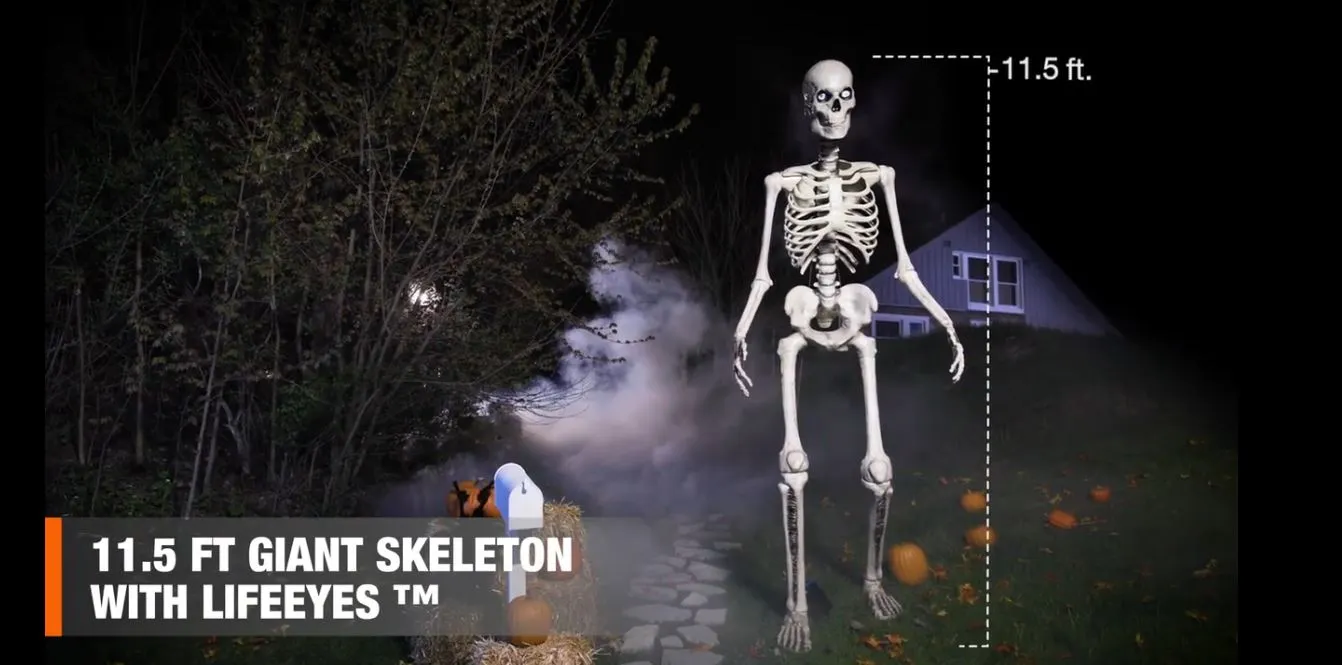 This 12 Foot Skeleton Is The Mascot Of 2020 The Mary Sue