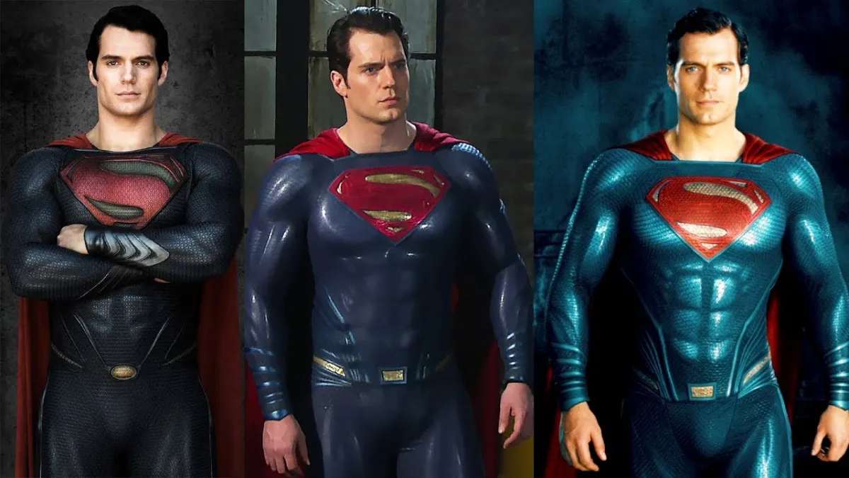 Henry Cavill's Superman suits in the DCEU