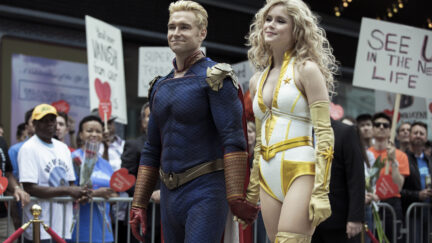 homelander and starlight in the boys