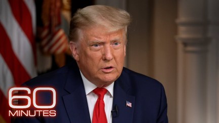Trump spouts lies during 60 minutes interview