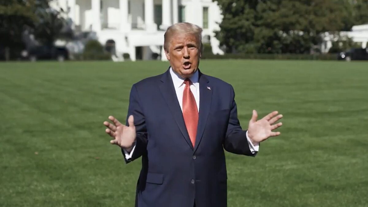 the president tells lies in fron of some more lies