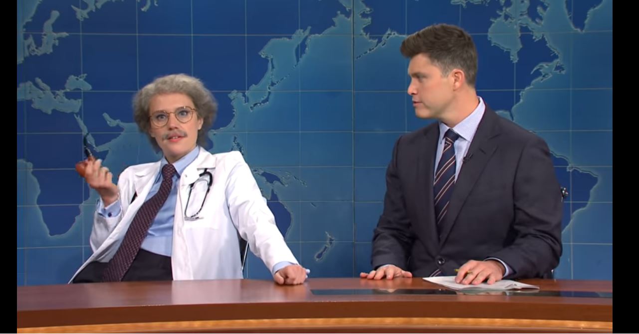 kate mckinnon, colin jost
