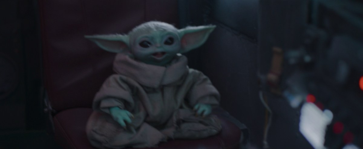 Baby Yoda on the ship