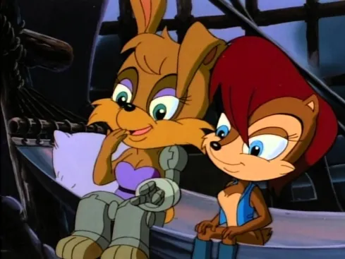 Screenshot of Bunnie and Sally.