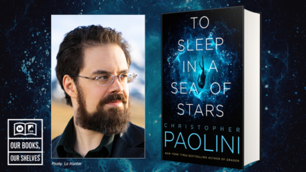 Christopher Paolini and his newest book, To Sleep In A Sea of Stars