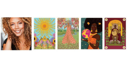 Rachel True and her memoir/tarot guide, True Heart Tarot
