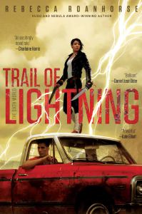 Book cover for Trail of Lightning by Rebecca Roanhorse