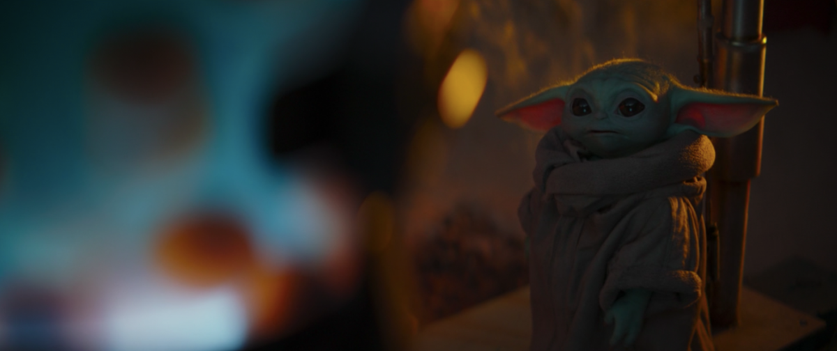 baby yoda seeing eggs