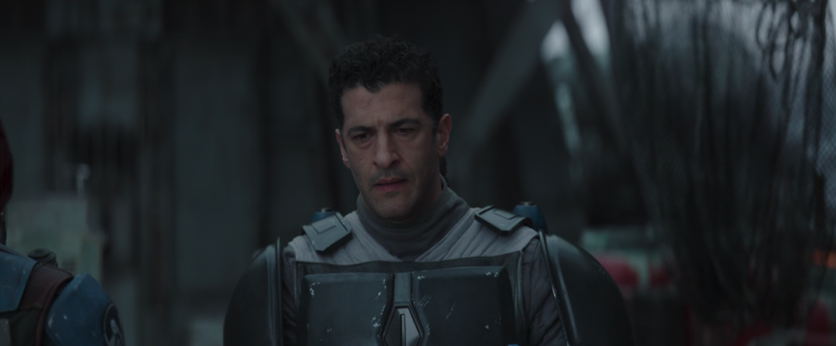 Simon Kassianides in the Mandalorian
