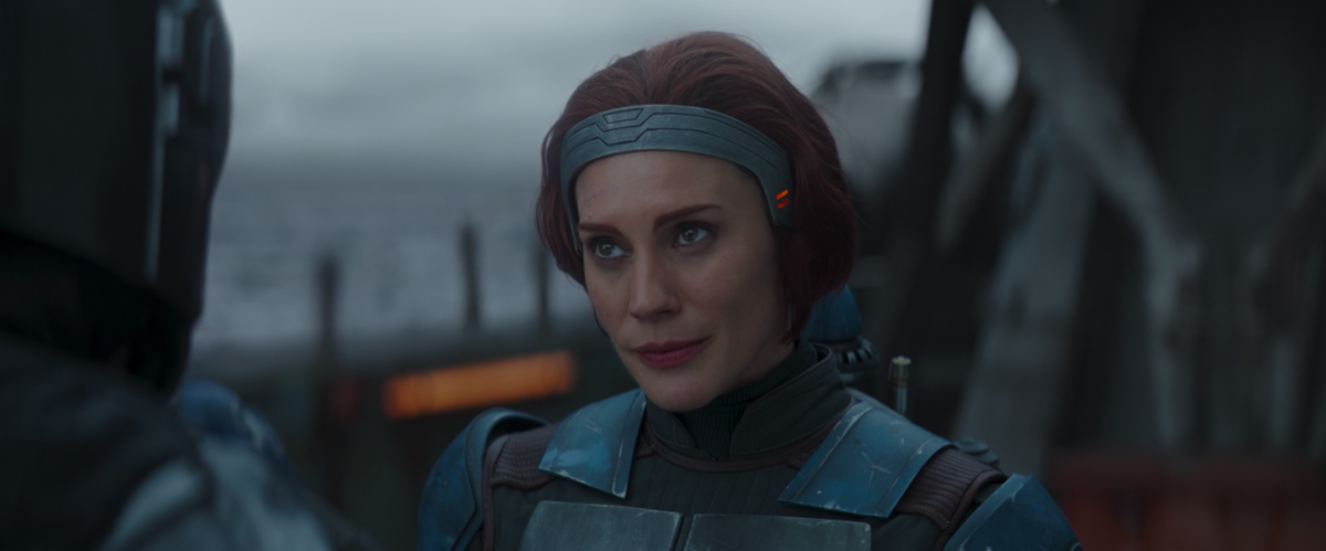 Katee Sackoff in The Mandalorian 