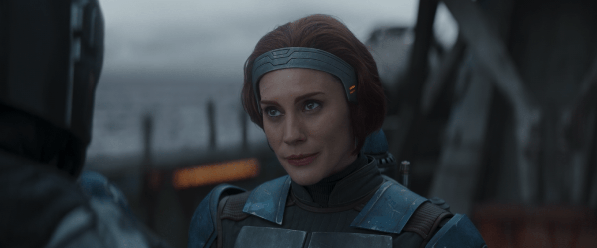 Katee Sackoff in The Mandalorian 