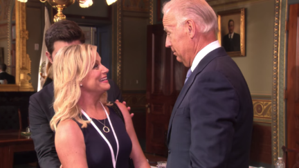 Leslie Knope meeting Joe Biden