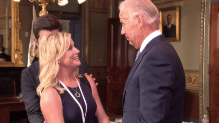 Leslie Knope meeting Joe Biden