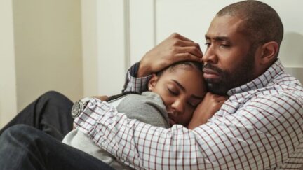 Cress Williams and China Anne McClain in Black Lightning (2017)