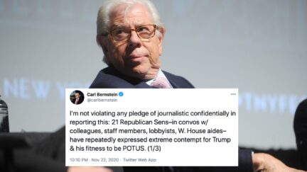 Carl Bernstein names GOP Senators who despise Trump