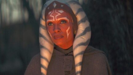 Rosario Dawson as Ahsoka Tano on Disney+'s The Mandalorian.