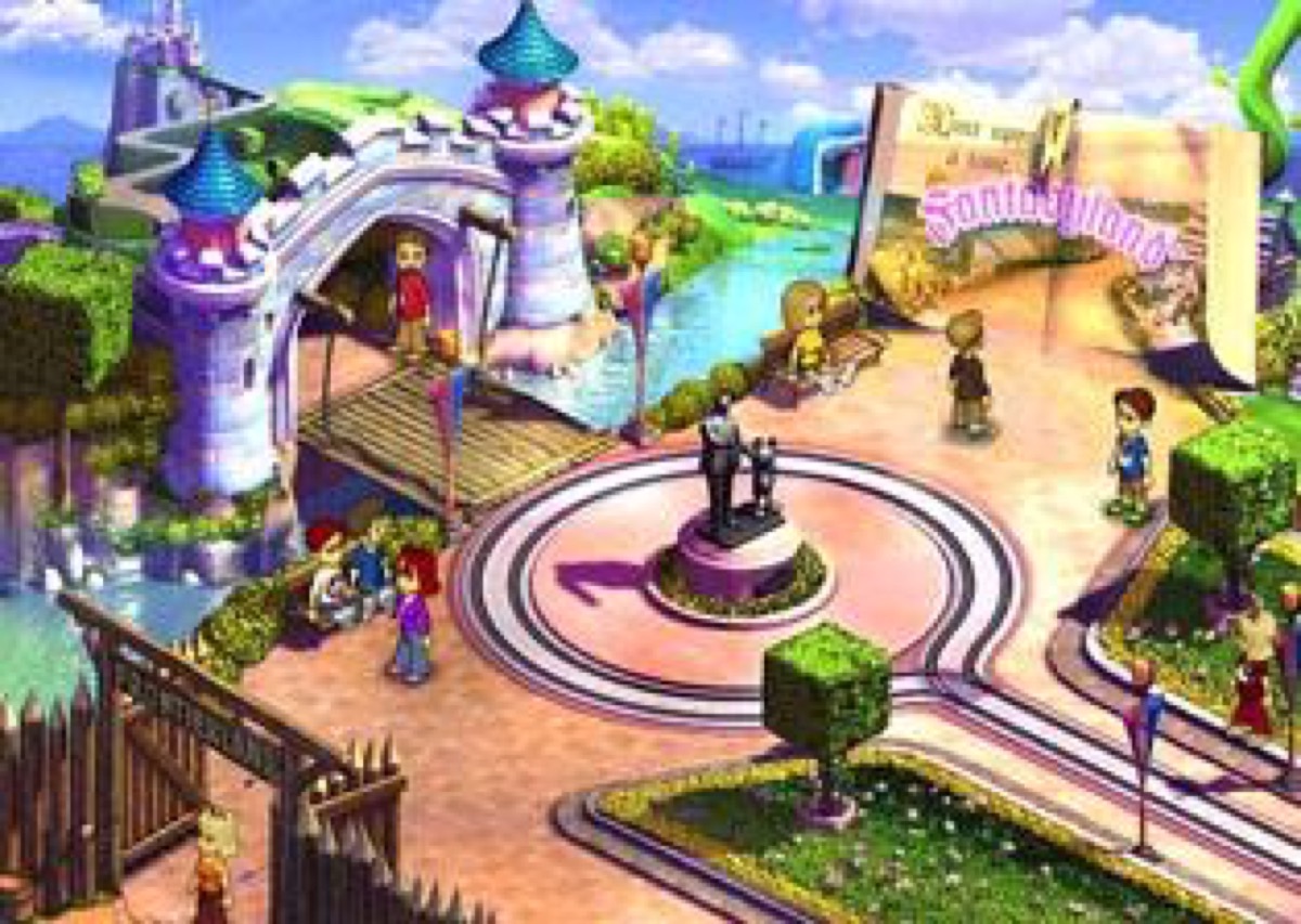 A screenshot from Disney's Virtual Magic Kingdom.