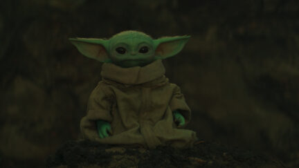 baby yoda in the mandalorian