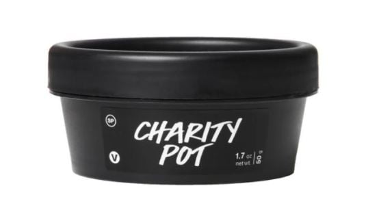 lush charity pot