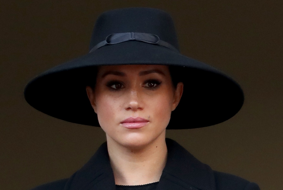 LONDON, ENGLAND - NOVEMBER 10: Meghan, Duchess of Sussex attends the annual Remembrance Sunday memorial at The Cenotaph on November 10, 2019 in London, England. (Photo by Chris Jackson/Getty Images)