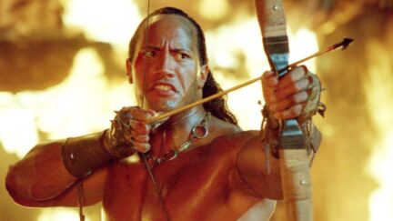 Dwayne Johnson as the Scorpion King