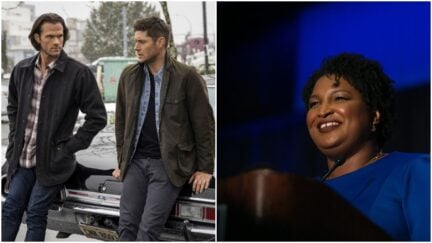 Left: Colin Bentley/The CW -- © 2020 The CW Network, LLC. All Rights Reserved. Right: Jessica McGowan/Getty Images)