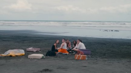 teen girls alone on an island