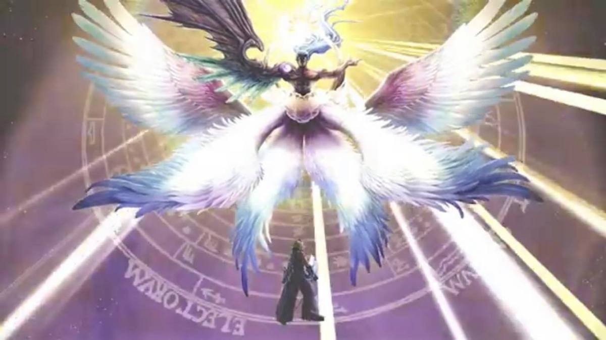 Image of Sephiroth from Smash Brothers Ultimate