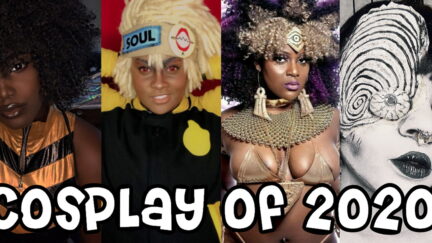 Cosplay banner of NoireCi, Black Bettie Cosplay, Charanne Loves, and DeLa Doll