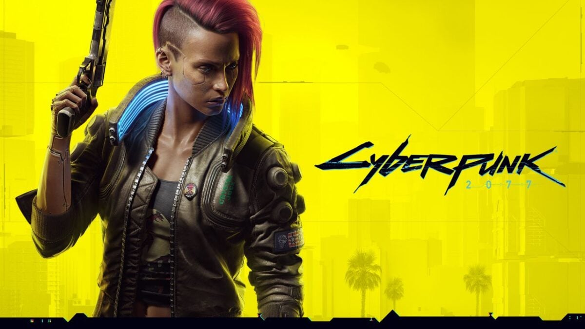 Image used to advertise Cyberpunk 2077.