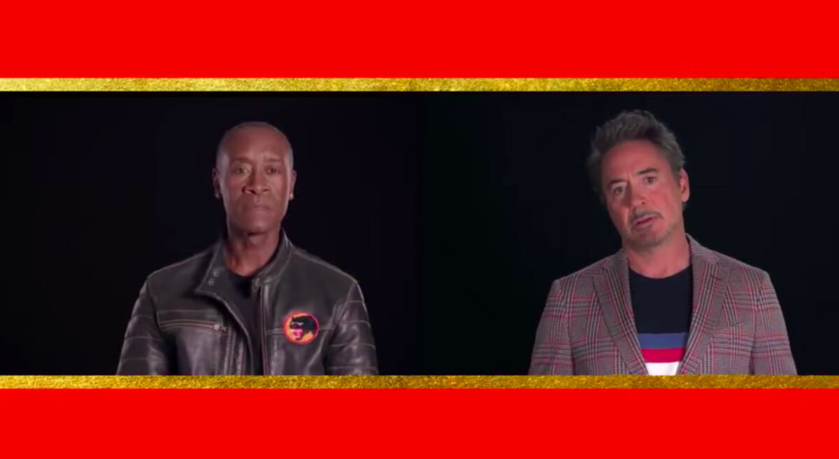 Don Cheadle and RDJ honor Chadwick Boseman