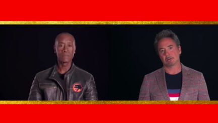 Don Cheadle and RDJ honor Chadwick Boseman