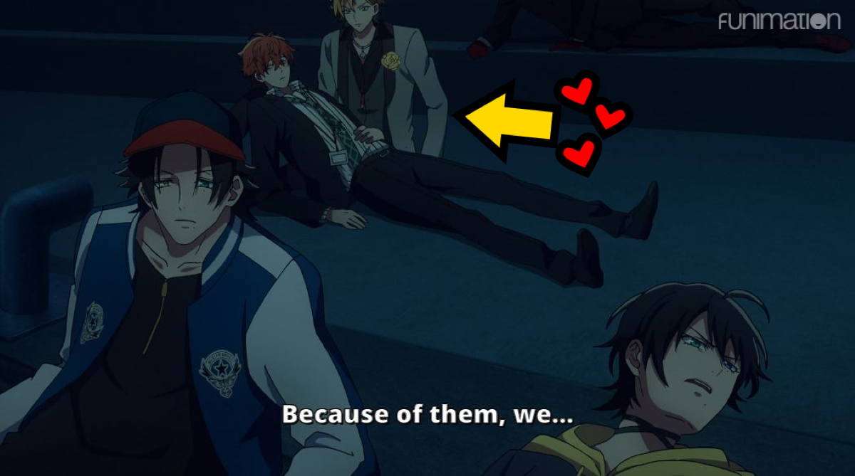 Hifumi and Doppo in the last episode of Hypnosis Mic