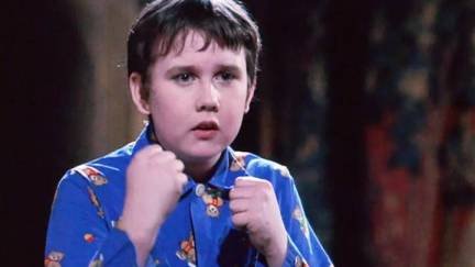 Screencap of Neville Longbottom in Harry Potter And The Sorceror's Stone