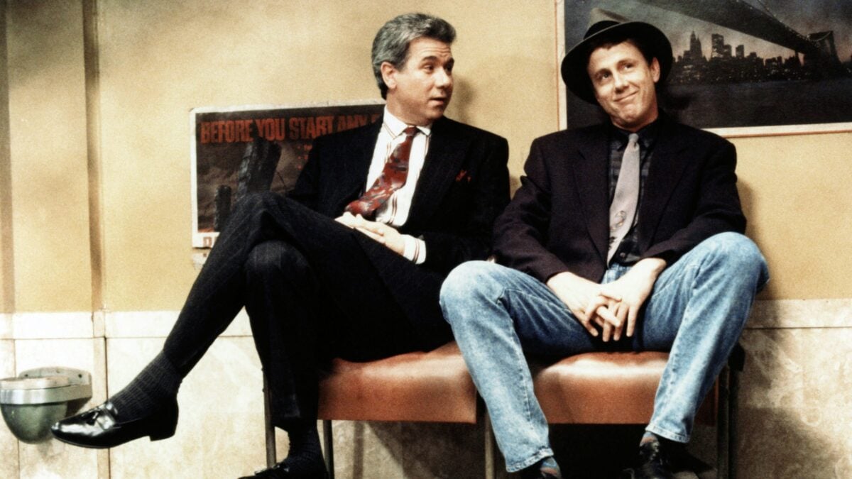 John Larroquette and Harry Anderson in Night court BABY