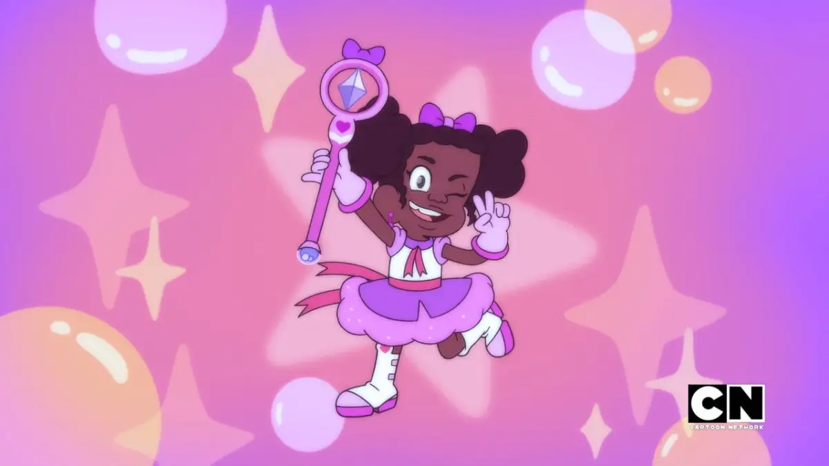 Sparkle Cadet's transformation sequence in "Craig of the Creek"