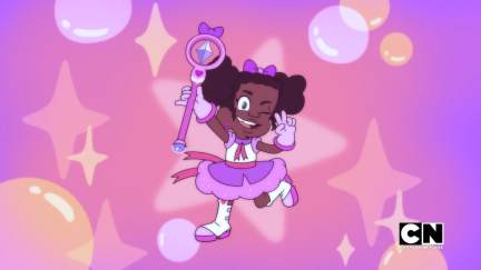 Sparkle Cadet's transformation sequence in 